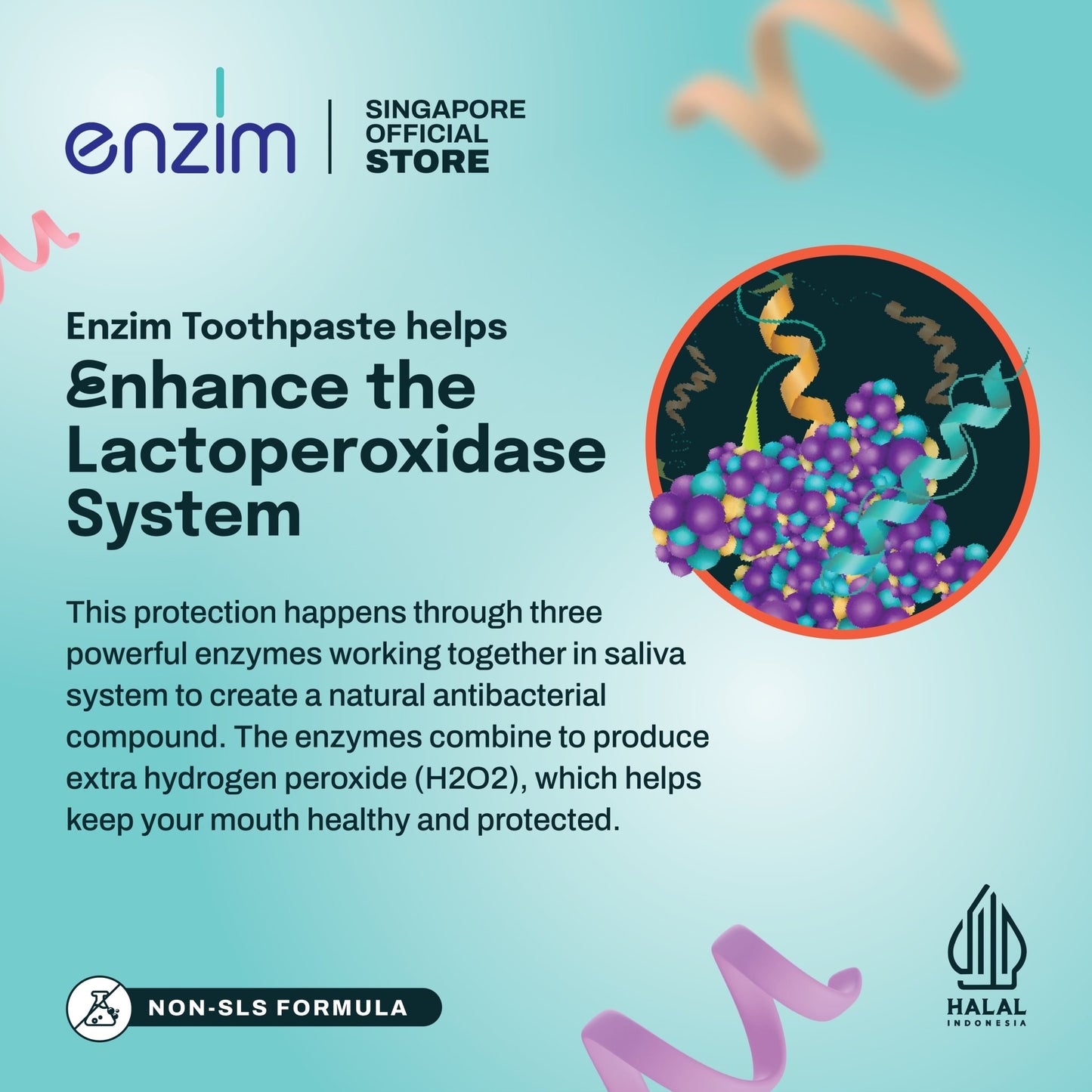 Bundle of 2: FRESH MINT Toothpaste - Enzim Singapore