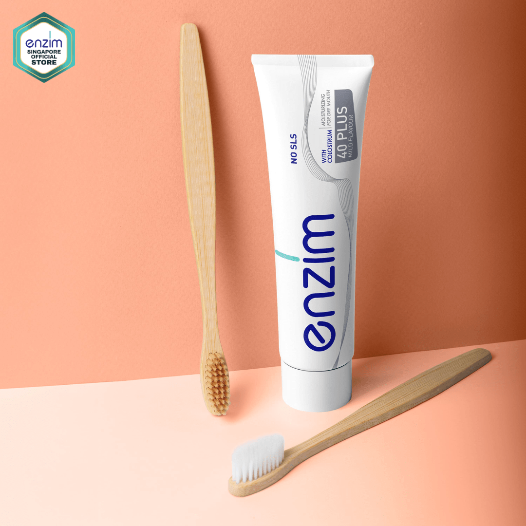Family Bundle of 5 40 PLUS Toothpastes - Enzim Singapore
