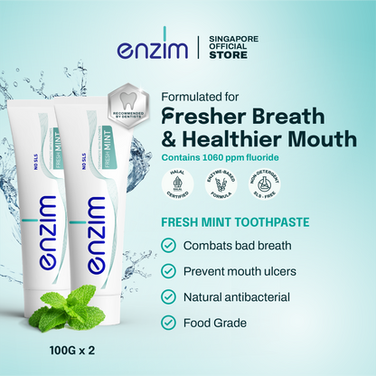 Bundle of 2: FRESH MINT Toothpaste