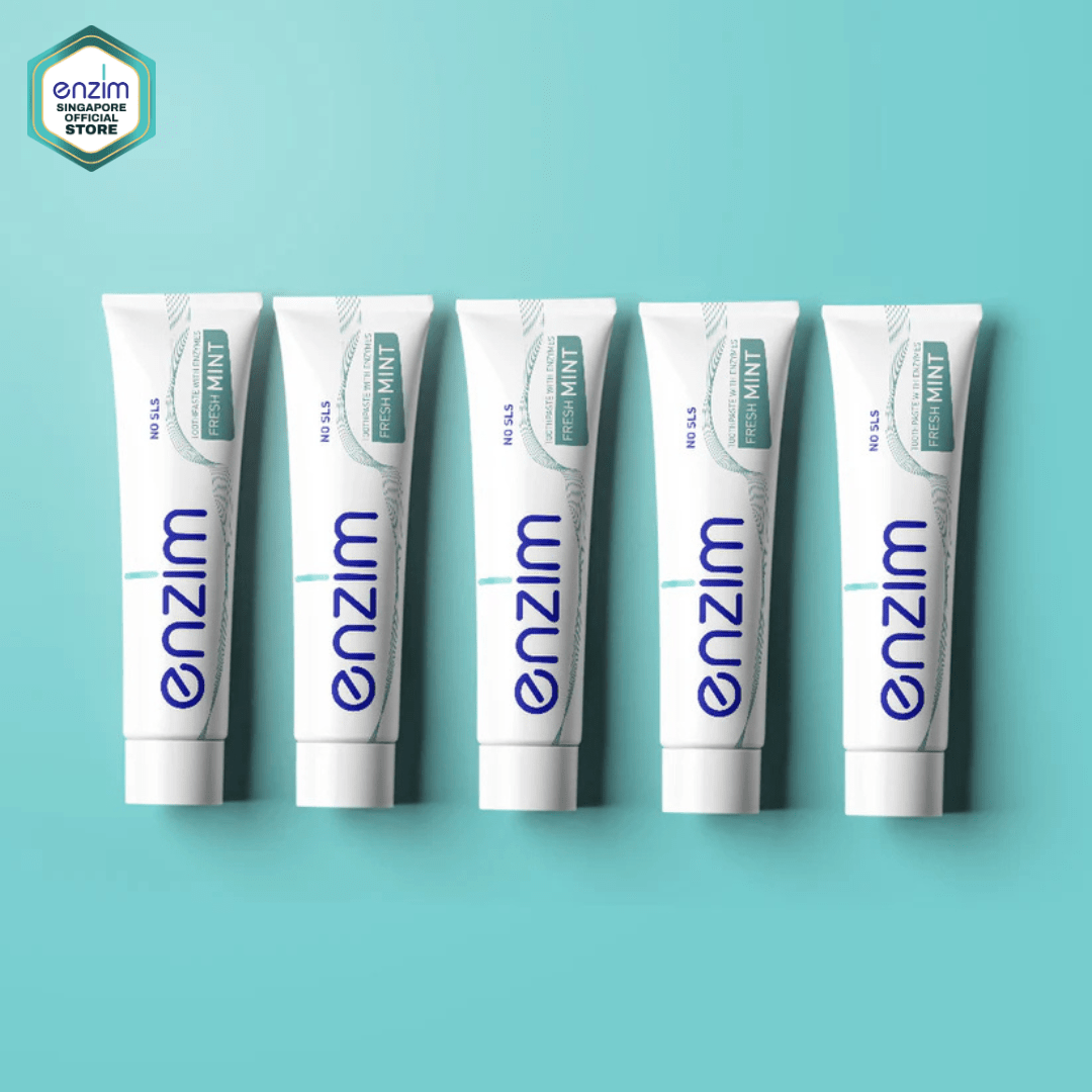 Family Bundle of 5 FRESH MINT Toothpastes