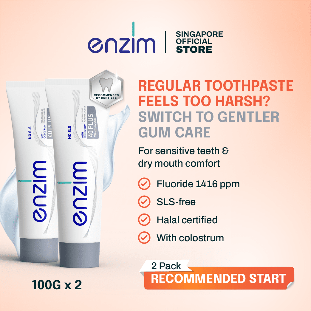 Bundle of 2: 40 PLUS Toothpaste - Enzim Singapore