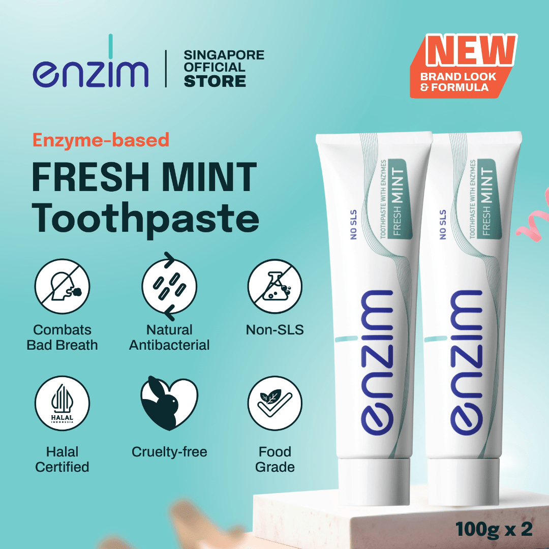 Bundle of 2: Enzim FRESH MINT – Safe, Effective Care | Enzim Singapore