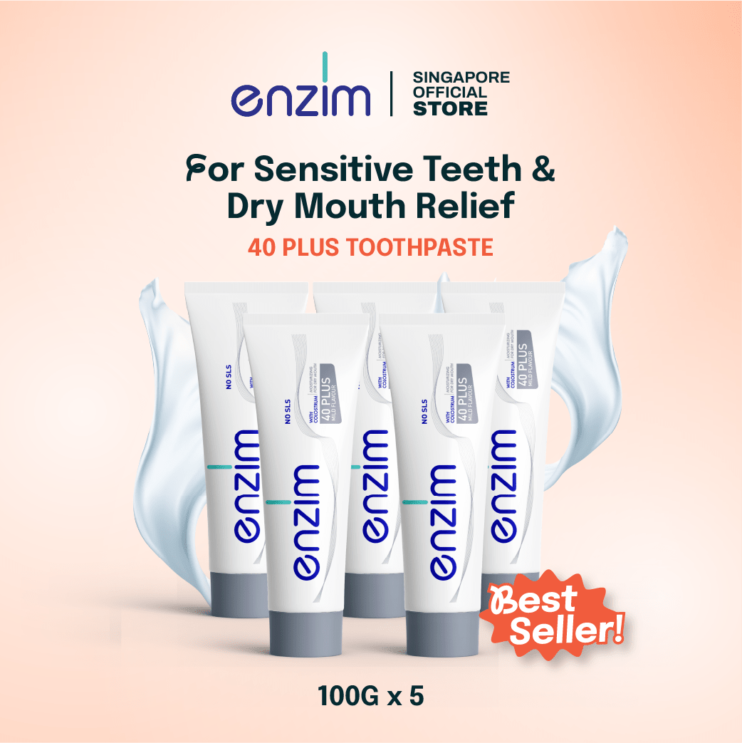 Bundle of 5: 40 PLUS Toothpaste - Enzim Singapore