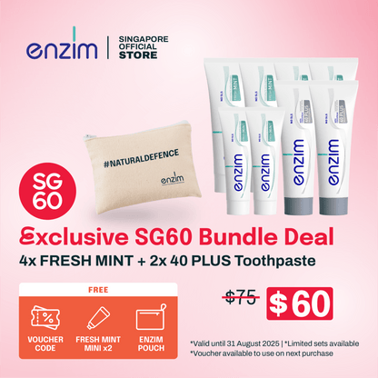 Exclusive SG60 Bundle Deal: Celebrate with Healthier Smiles - Enzim Singapore