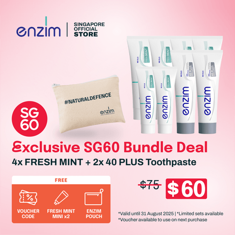 Exclusive SG60 Bundle Deal: Celebrate with Healthier Smiles - Enzim Singapore